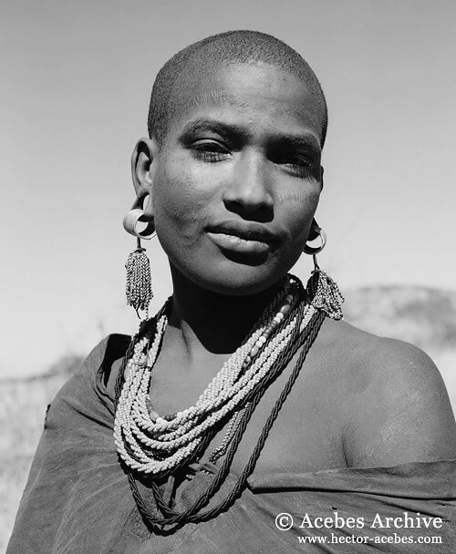 Maasai woman, Tanzania, 1953<p>© Hector Acebes</p>