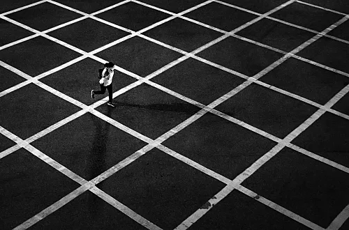 Box Junction (from the Geometric Hong Kong series)