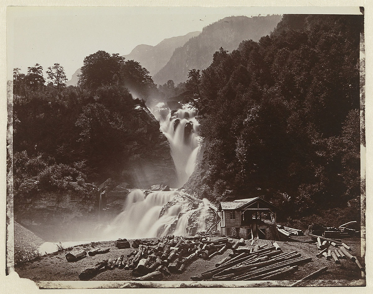 Landschap met waterval, circa 1865<p>© Adolphe Braun</p>