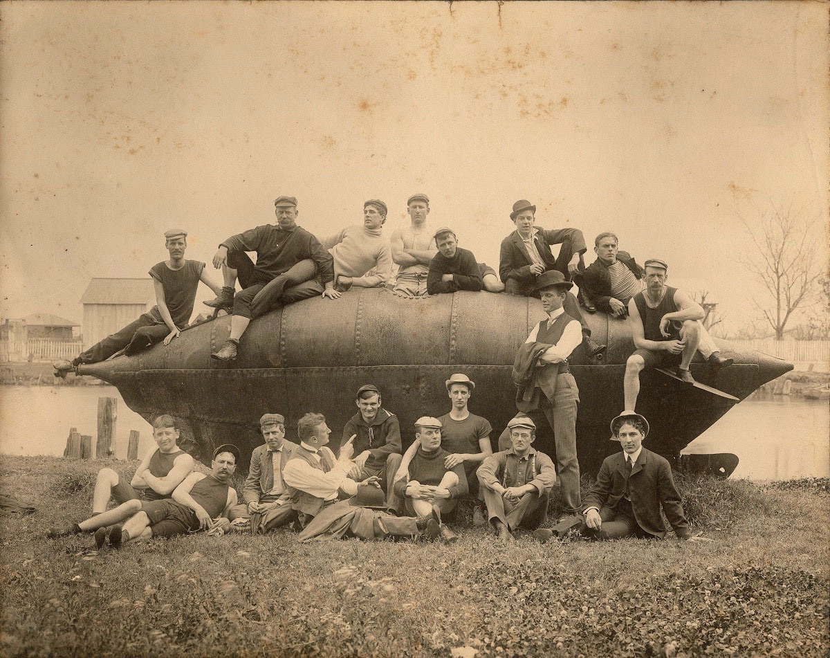E. J. Bellocq, New Orleans - Südstaaten-Uboot, circa 1900<p>© E. J. Bellocq</p>
