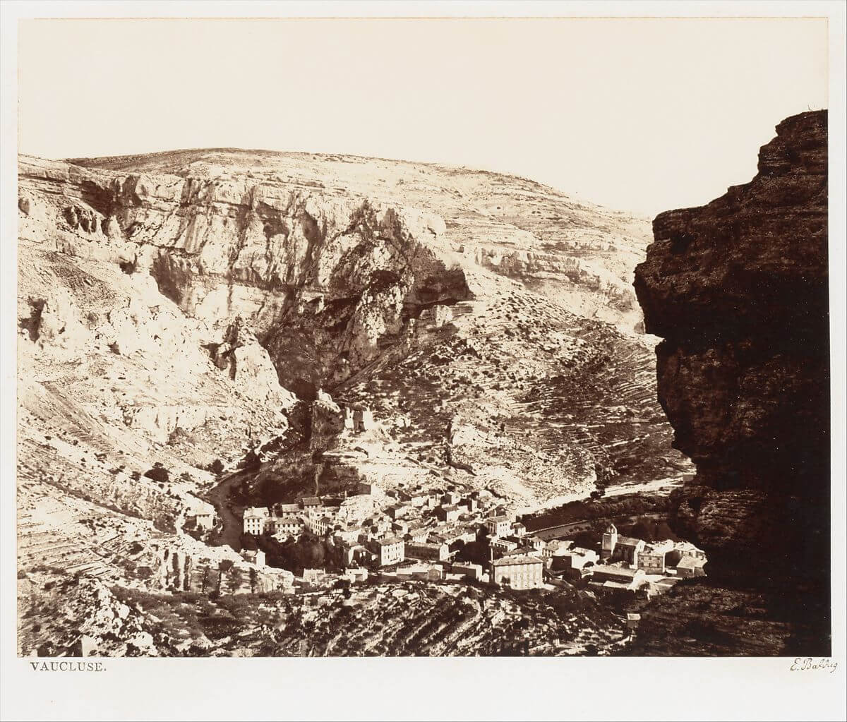 Vaucluse, ca. 1862 - Gilman Collection, Gift of The Howard Gilman Foundation, 2005<p>© Édouard Baldus</p>