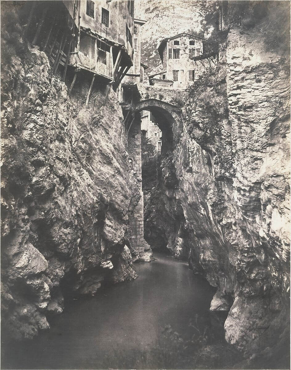 Pont en Royans, ca. 1859 - Louis V. Bell Fund, 1992<p>© Édouard Baldus</p>