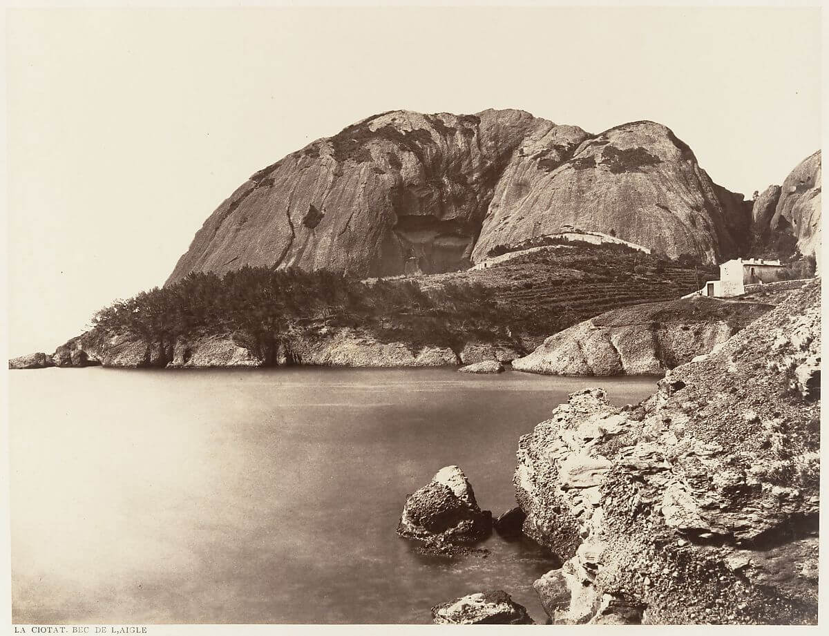 La Ciotat, Bec de l’Aigle, ca. 1861 - Gilman Collection, Gift of The Howard Gilman Foundation, 2005<p>© Édouard Baldus</p>