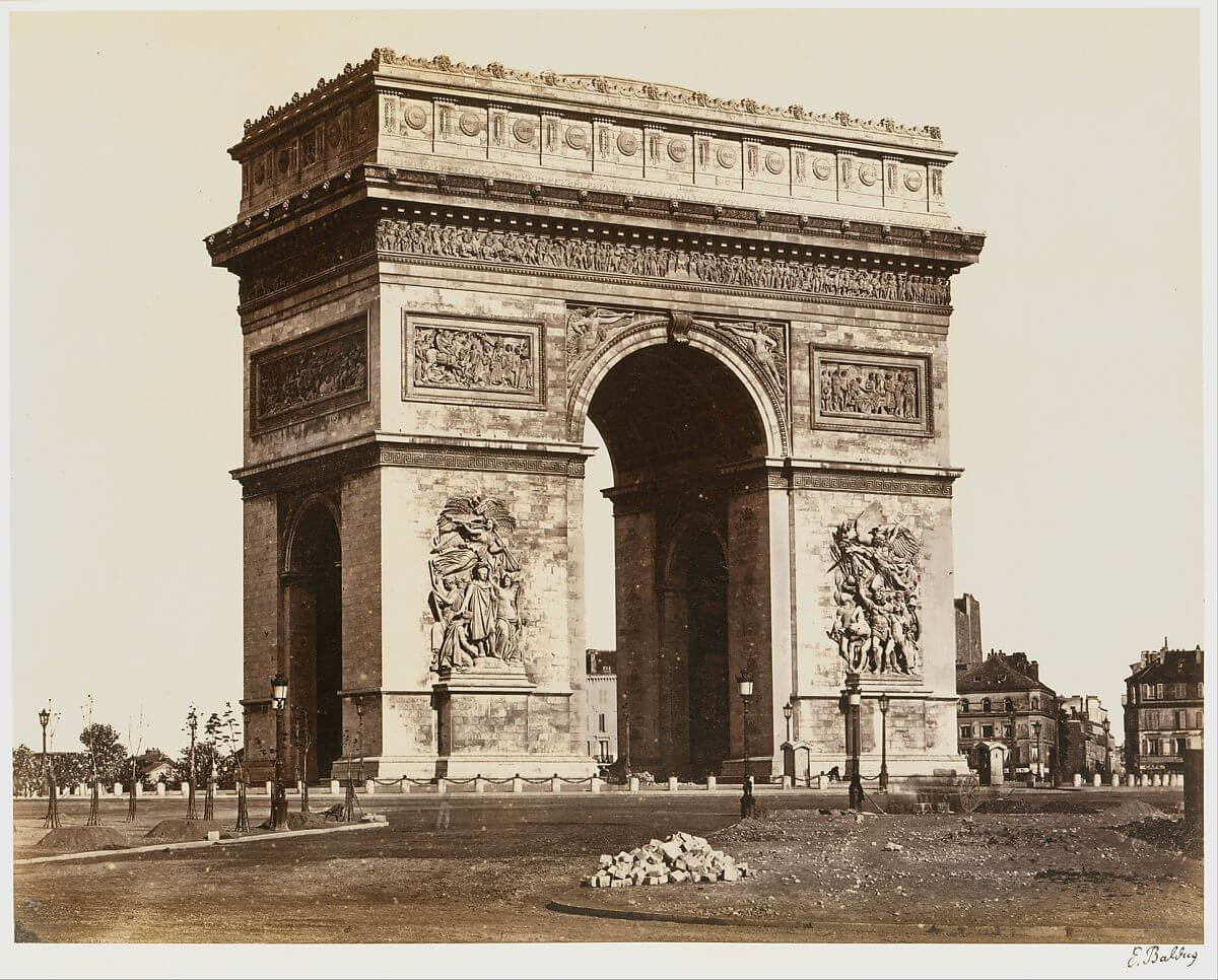 Arc de triomphe de l’Ètoile, 1860s - David Hunter McAlpin Fund, 1944<p>© Édouard Baldus</p>