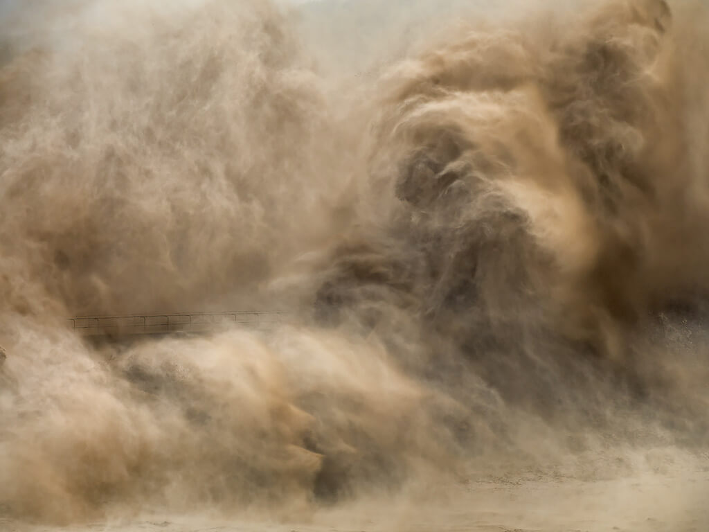 Xiaolangdi Dam #3 Yellow River, Henan Province, China, 2011<p>© Edward Burtynsky</p>