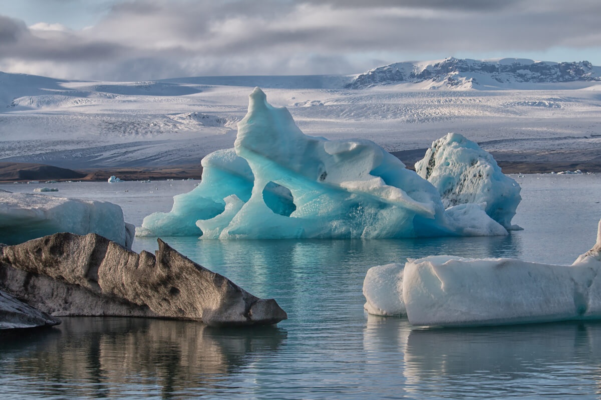 Icebergs at the end<p>© Elizabeth Bourne</p>
