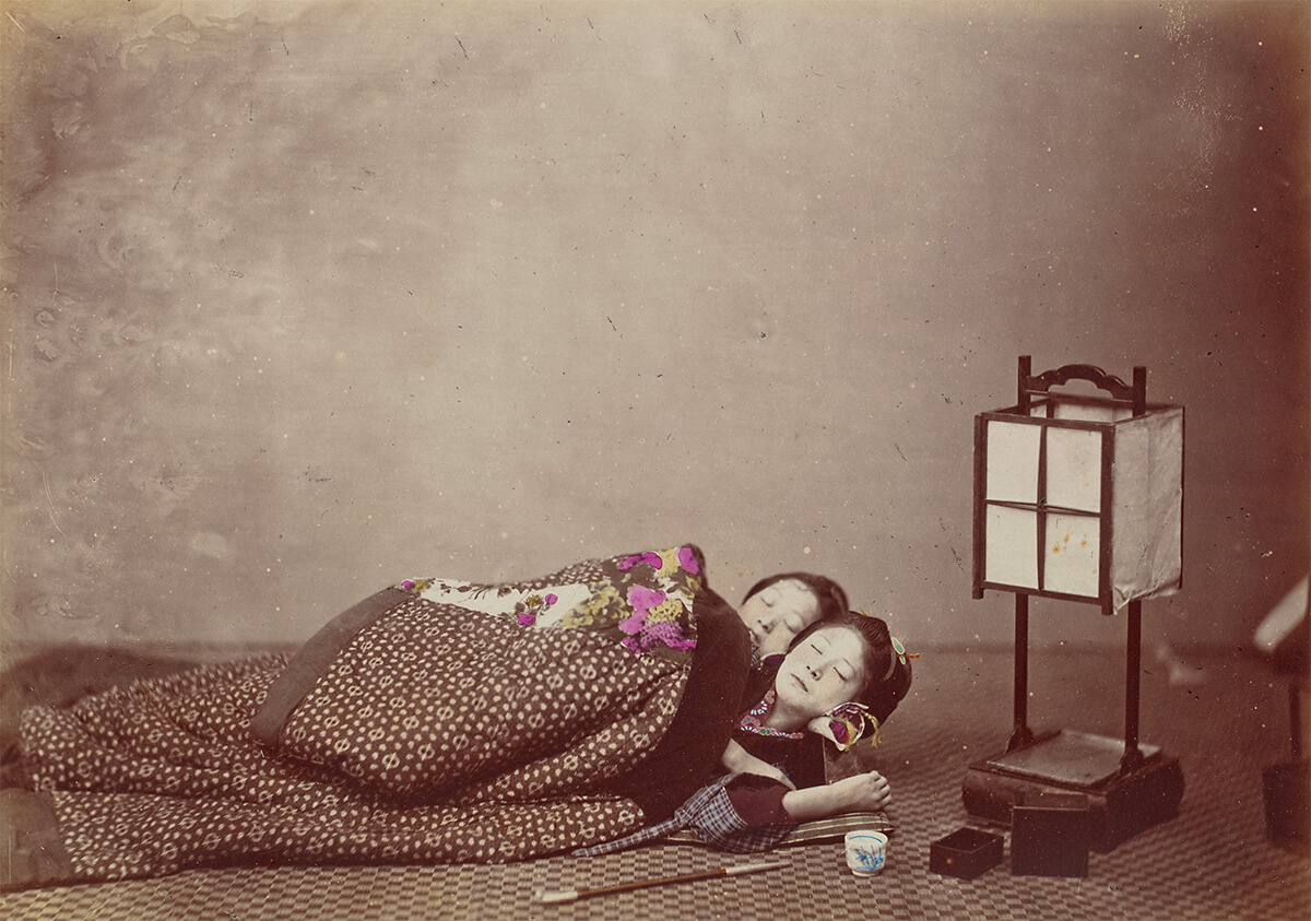 Sleeping Beauties, 1868 - Gift of Michael and Jane Wilson, National Gallery of Art<p>© Felice Beato</p>