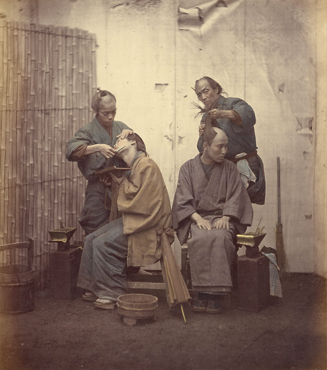 Barbers, 1868 - Getty Center<p>© Felice Beato</p>