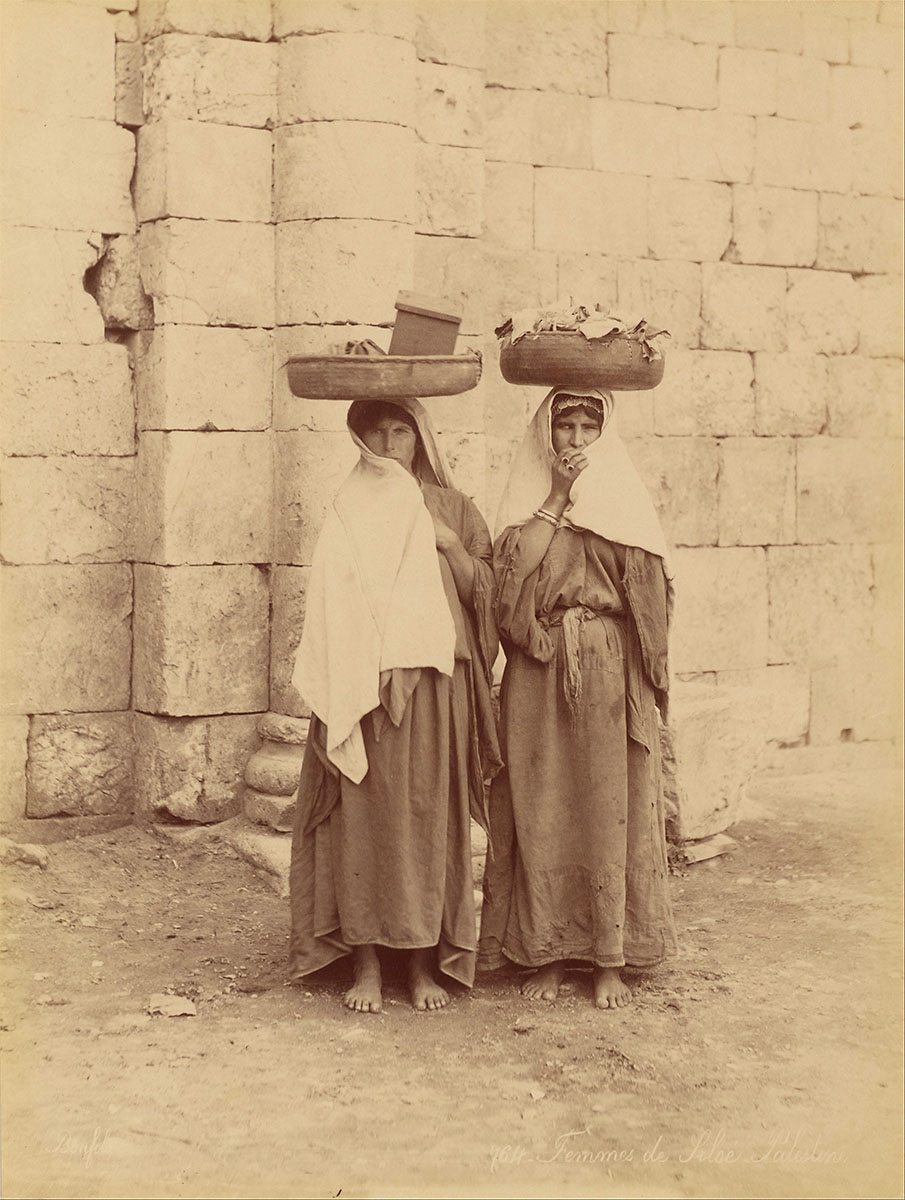 Femmes de Siloé, Palestine, 1867 - 1870 - Getty Ccenter<p>© Félix Bonfils</p>