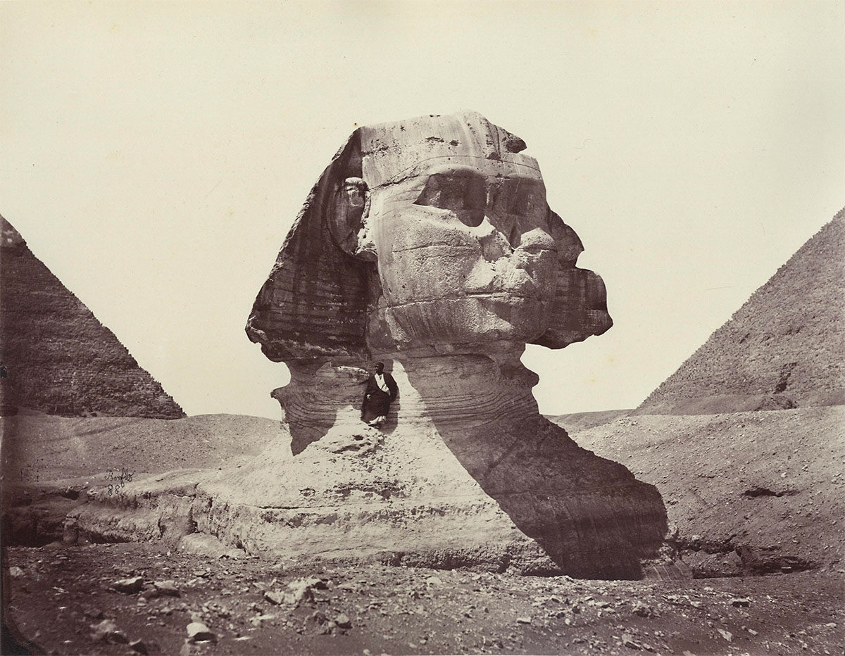 Great Sphinx of Giza, 1888<p>© Félix Bonfils</p>