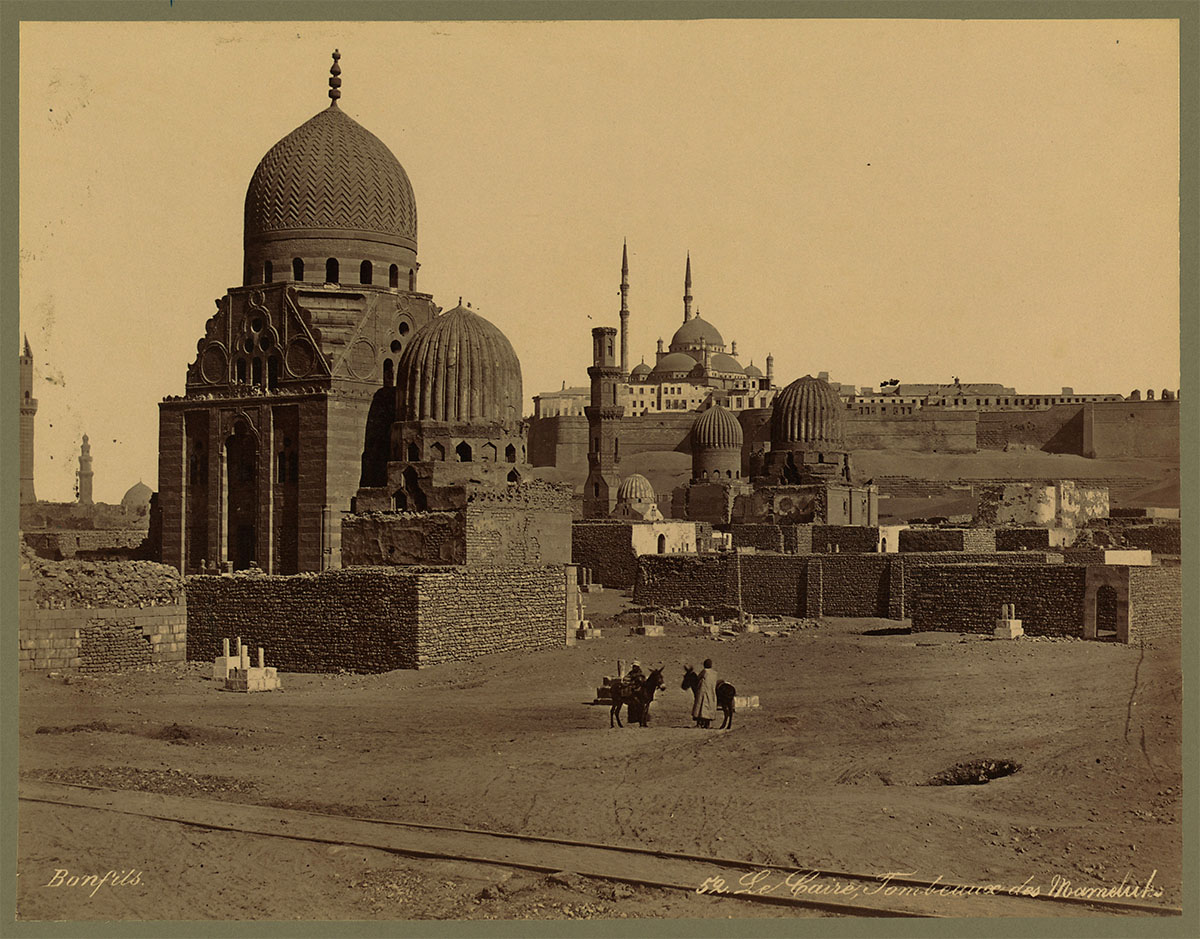 Le Caire. Tombeaux des Mameluks, 1867 - Library of Congress<p>© Félix Bonfils</p>
