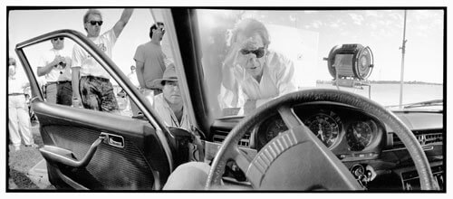 Peter Bogdanavich Lining Up a Shot, Texasville, 1990 © 1990 Jeff Bridges<p>© Jeff Bridges</p>