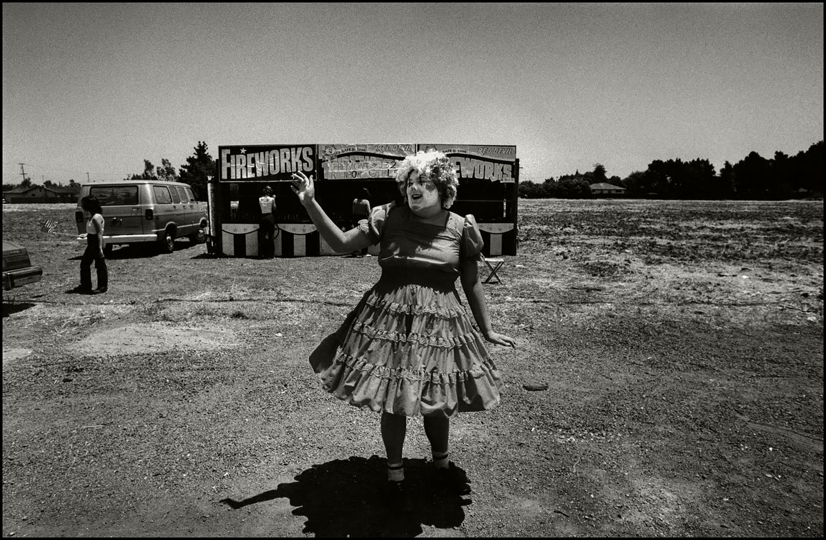 Fireworks Booth at the The Fourth of July, Fremont, CA 1981<p>© Saul Bromberger</p>