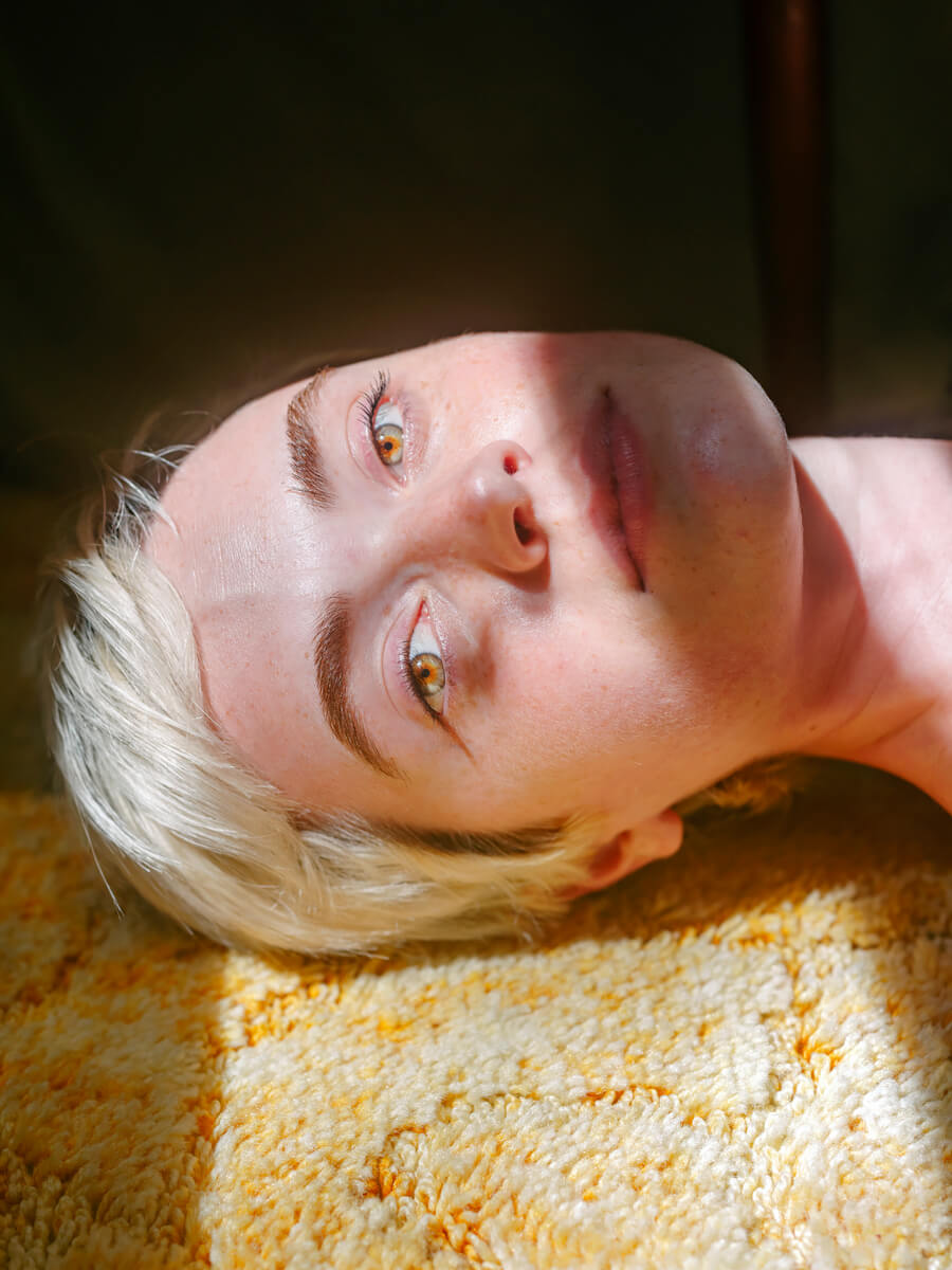 Claudia on our Grandmother’s Carpet<p>© Tabitha Bernard</p>