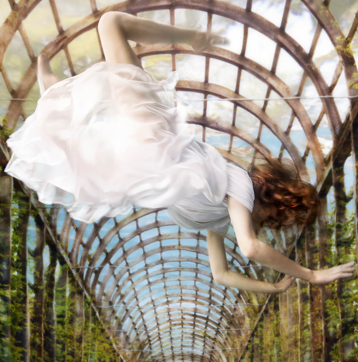 Hampton Court Pergola from Falling Through Time<p>© Barbara Cole</p>