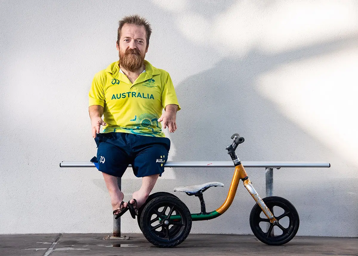 Paralympian Swimmer - Grant ‘Scooter’ Patterson<p>© Brian Cassey</p>
