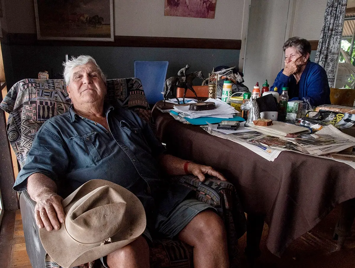 Bushie, Larrakin, Bruiser - Graham Elmes at home on the Atherton Tablelands<p>© Brian Cassey</p>