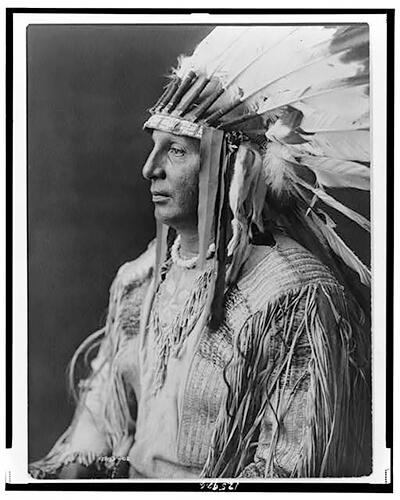 White Shield-Arikara 1908 ©Library of Congress, Prints & Photographs Division, Edward S. Curtis Collection<p>© Edward S. Curtis</p>