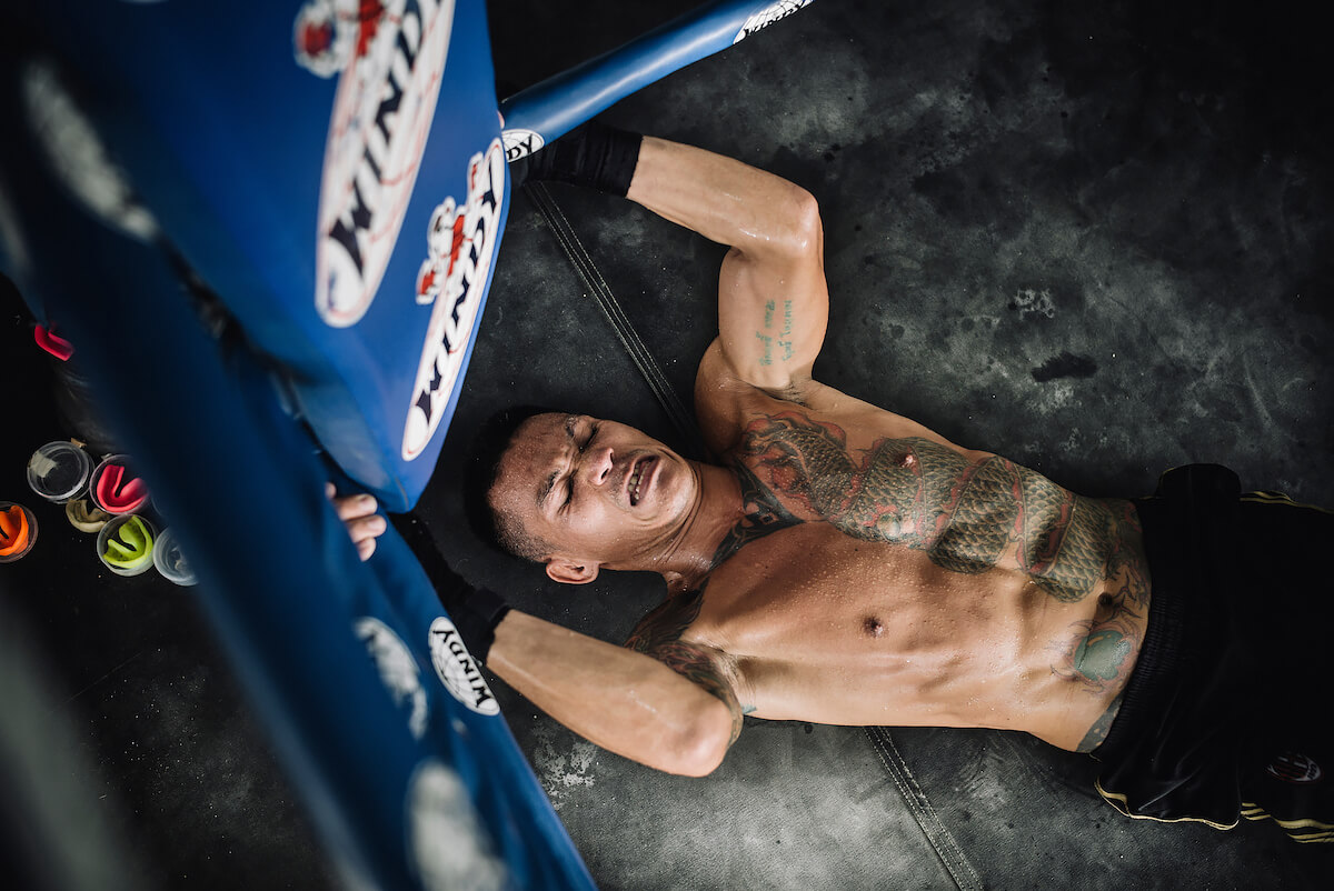 Muay Thai Redemption for Freedom. Inmates during a Muay Thai (kickboxing) training session. March 2014<p>Courtesy Redux Pictures / © Jean-Michel Clajot</p>