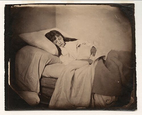 Rosy Dreams and Slumbers Light (1873)<p>© Lewis Carroll</p>