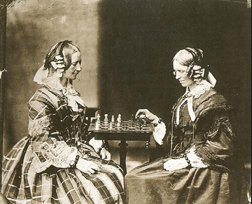 Margaret Anne and Henrietta Mary Lutwidge (1859)<p>© Lewis Carroll</p>
