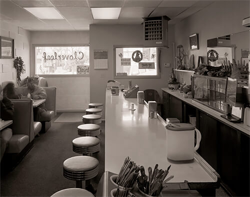 Cloverleaf Cafe, Rawlins, 2014<p>© Mark Citret</p>