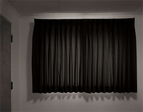 Curtain, Room 33, Shady Court, 2016<p>© Mark Citret</p>