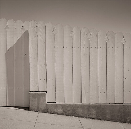 Fence, Bernal Heights, 2014<p>© Mark Citret</p>