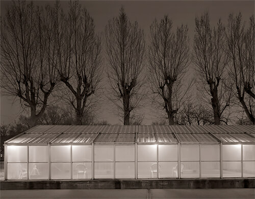 Pool at Night, Winnemucca, 2014<p>© Mark Citret</p>