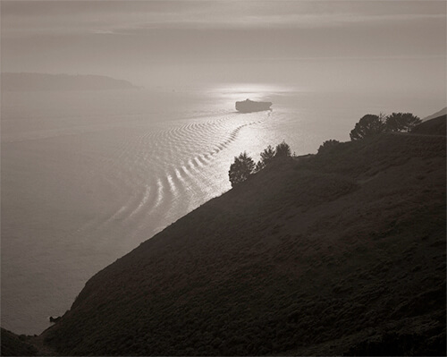 Container Ship, Marin Headlands, 2015<p>© Mark Citret</p>