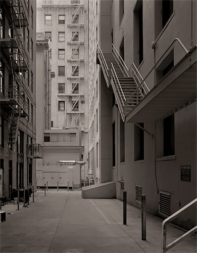 Fire Escapes, Petrarch Alley, 2014<p>© Mark Citret</p>