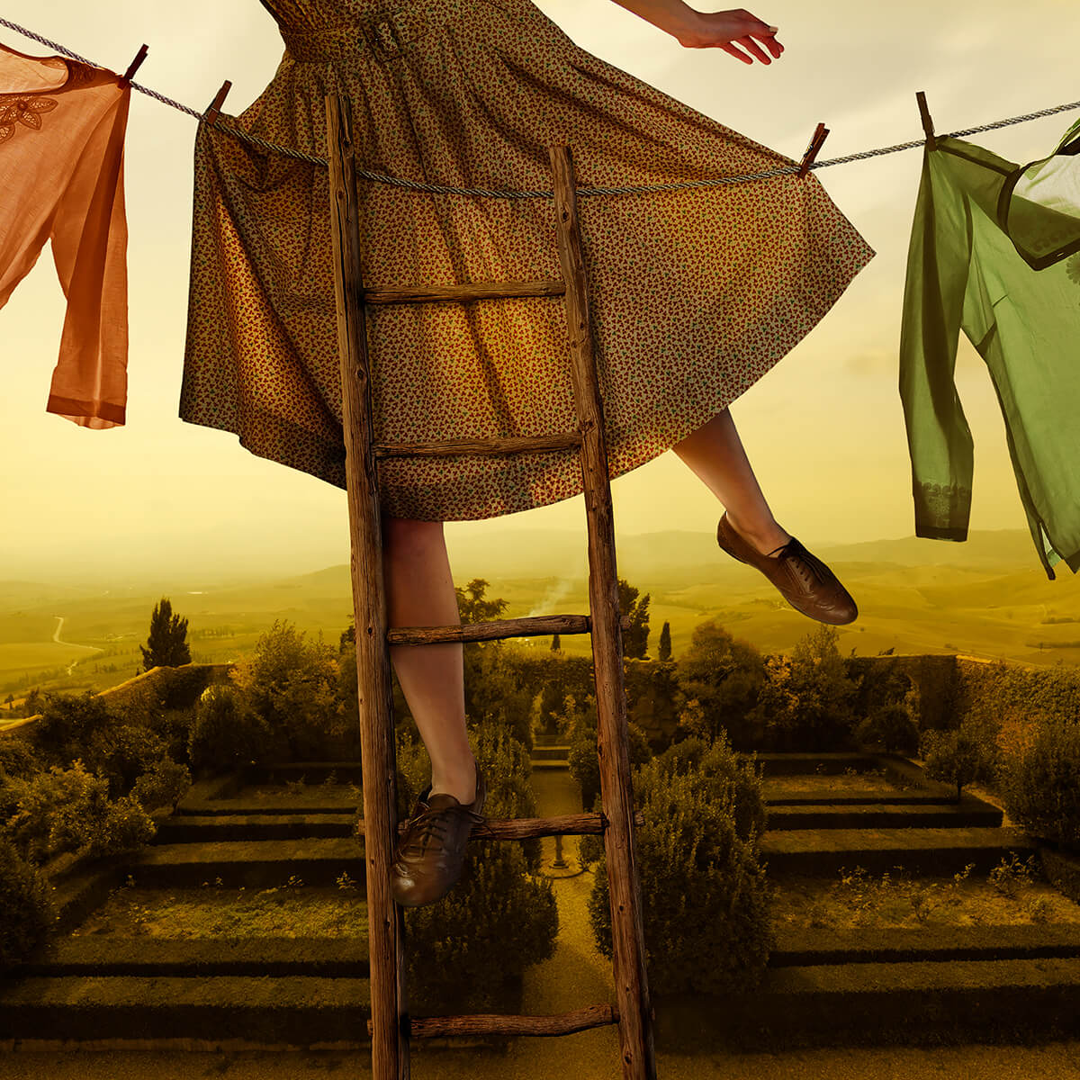 Pennants Over Pienza<p>© Tom Chambers</p>