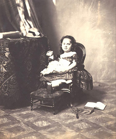 Young Girl and Toys 1860<p>© André Adolphe-Eugène Disdéri</p>