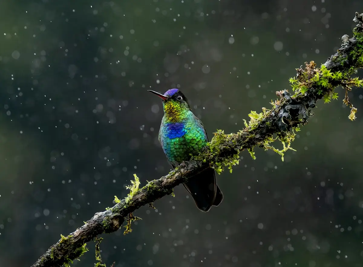 Fiery-throated Hummingbird<p>© Owen Deutsch</p>