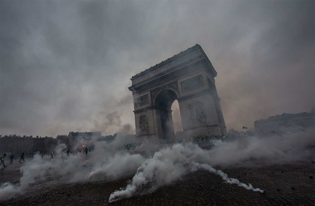 Manif Gilet jaunes Acte I<p>© Veronique De Viguerie</p>