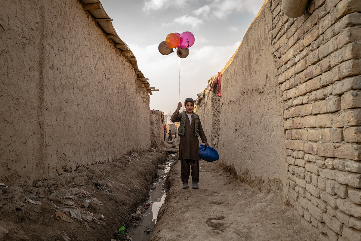 Afghan aux ballons<p>© Veronique De Viguerie</p>