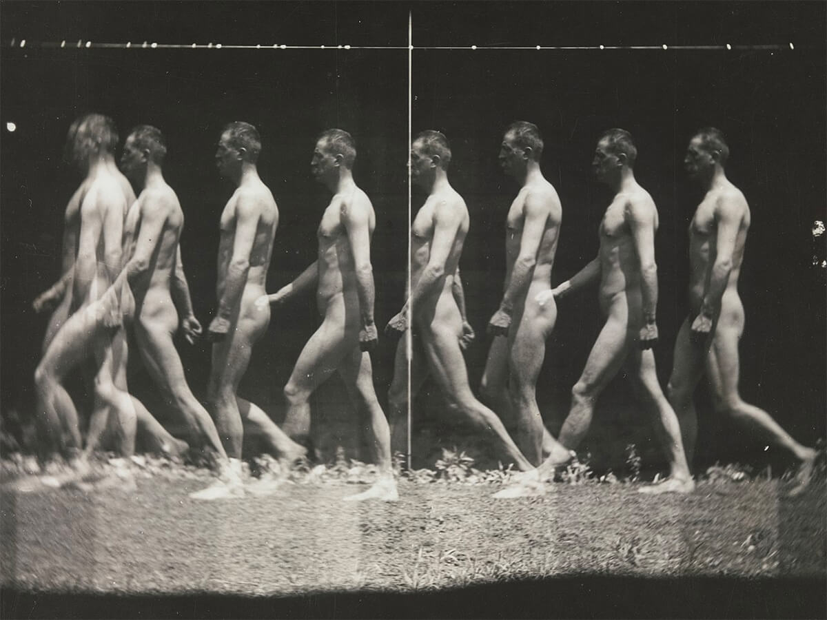 Man Walking, ”Stroboscopic” Photograph, 1880s , printed 1930s–40s<p>© Thomas Eakins</p>