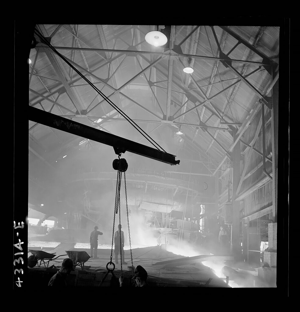 Columbia Steel Company at Ironton, Utah.  October 1942<p>© Andreas Feininger</p>
