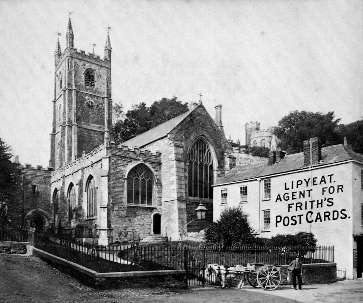 Frith, Francis - Kirche in Fowey, between 1850 and 1898<p>© Francis Frith</p>