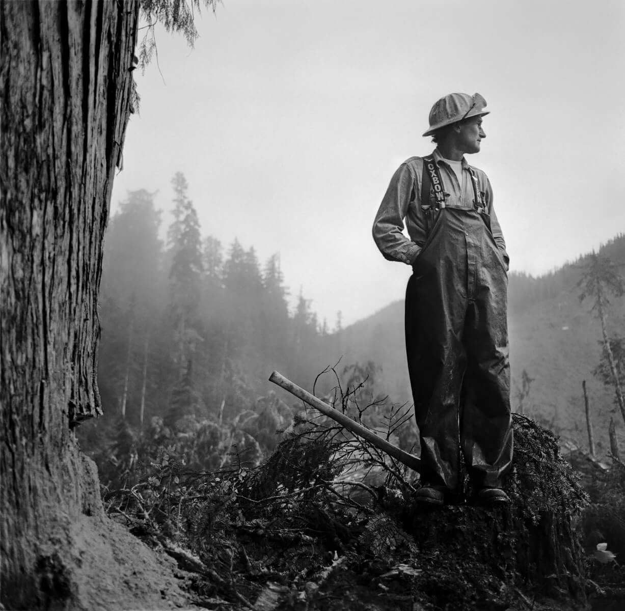 Loggers, Grisdale 1980<p>© Larry Fink</p>