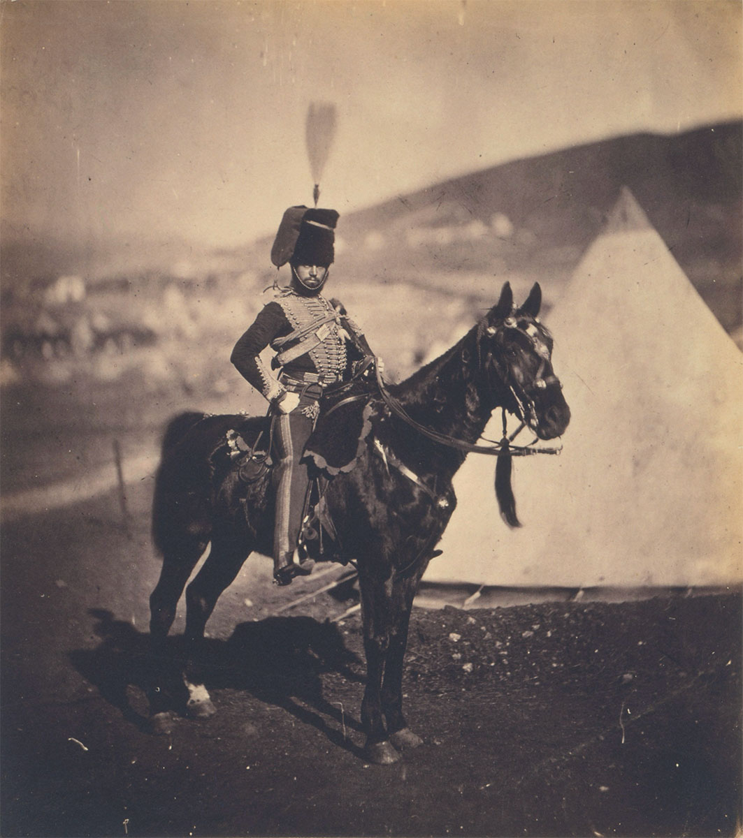 Cornet Wilkin, 11th Hussars, 1855 - Library of Congress<p>© Roger Fenton</p>
