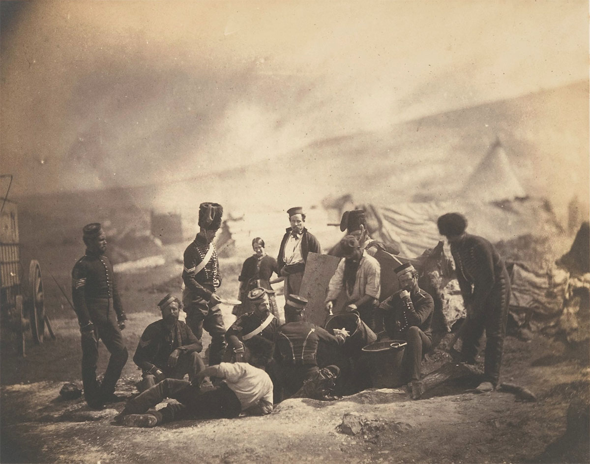 Cooking House of the 8th Hussars, 1855 - Gilman Collection, Gift of The Howard Gilman Foundation, 2005, Metropolitan Museum of Art<p>© Roger Fenton</p>