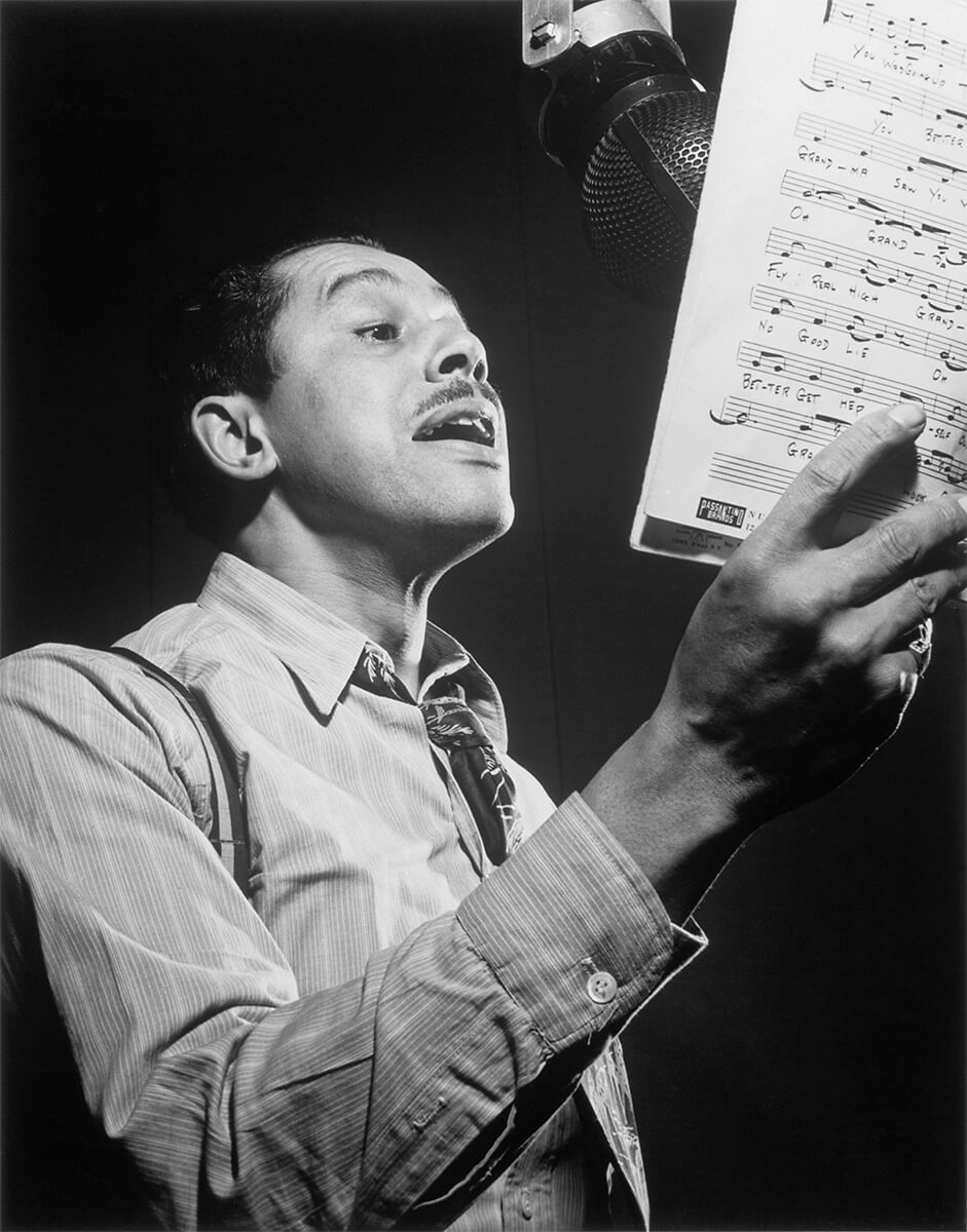 Portrait of Cab Calloway, Columbia studio, New York, N.Y., ca. Mar. 1947<p>© William Gottlieb</p>