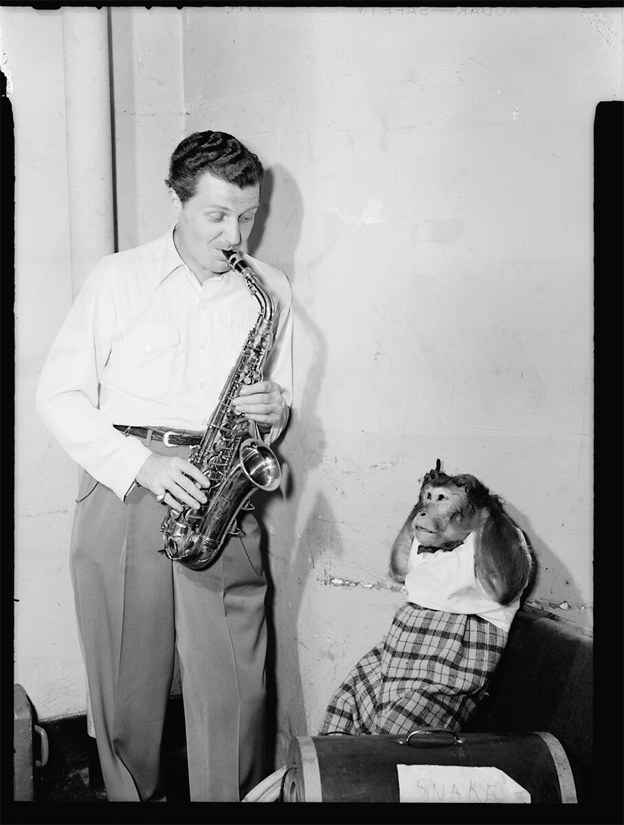 Charlie Barnet and Re-Bop, New York, N.Y., ca. Aug. 1946<p>© William Gottlieb</p>