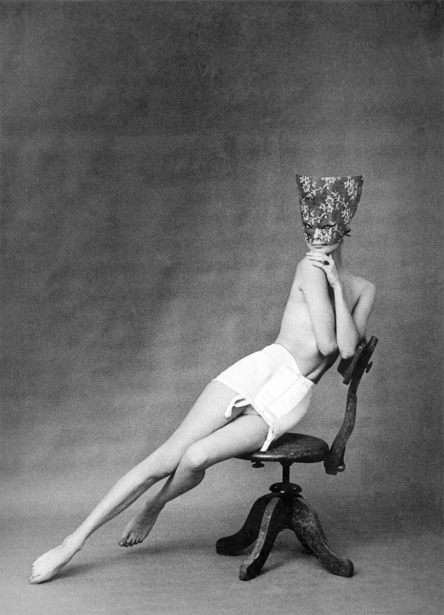1958, Paris, ad for Chantelle lingerie <p>© Frank Horvat</p>