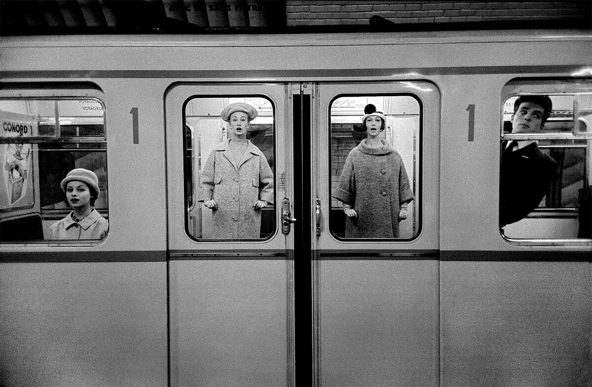 Jardin des Modes, Paris Metro, 1958<p>© Frank Horvat</p>