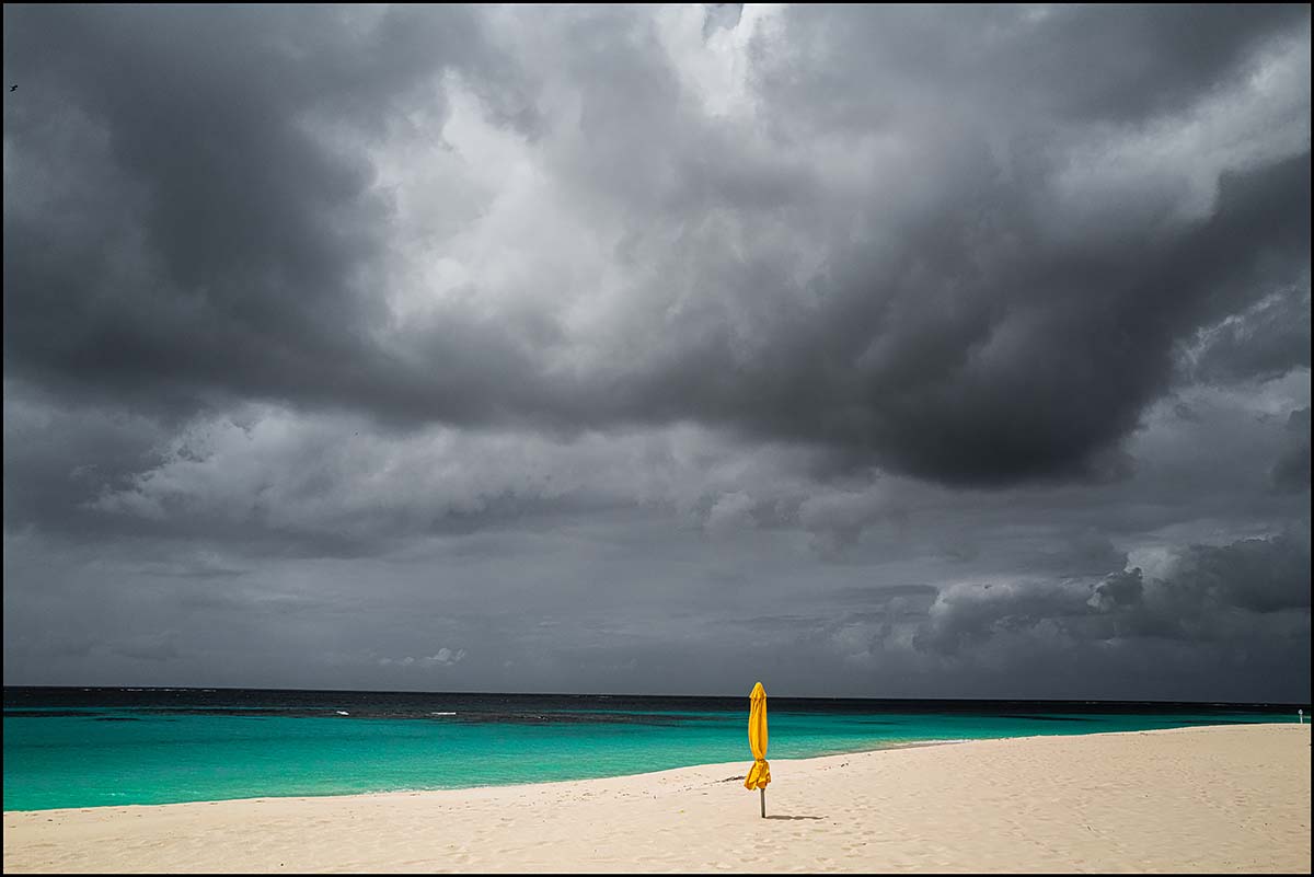 A Lone Umbrella, Anguilla 2021<p>© James Hayman</p>