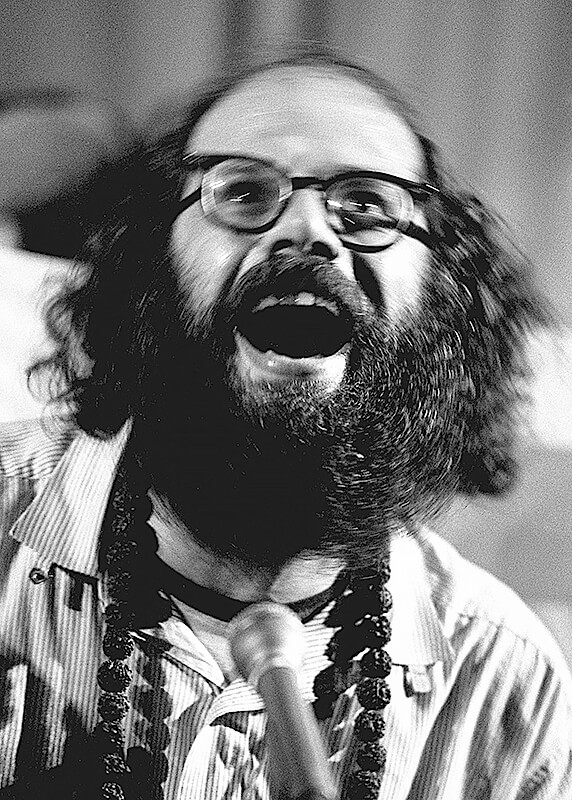 ALLEN GINSBERG Raga 1968<p>© John Haynes</p>