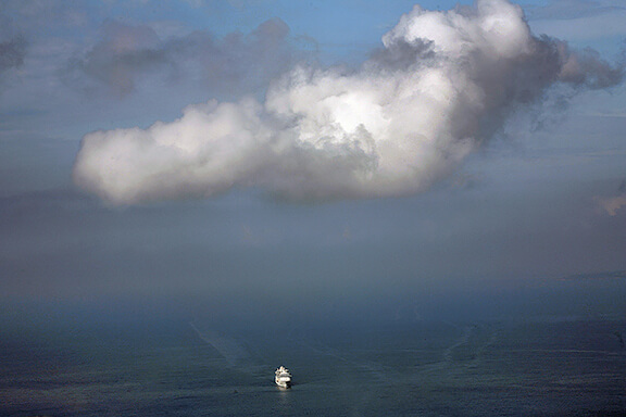 ABOVE EZE VILLAGE 2011<p>© John Haynes</p>