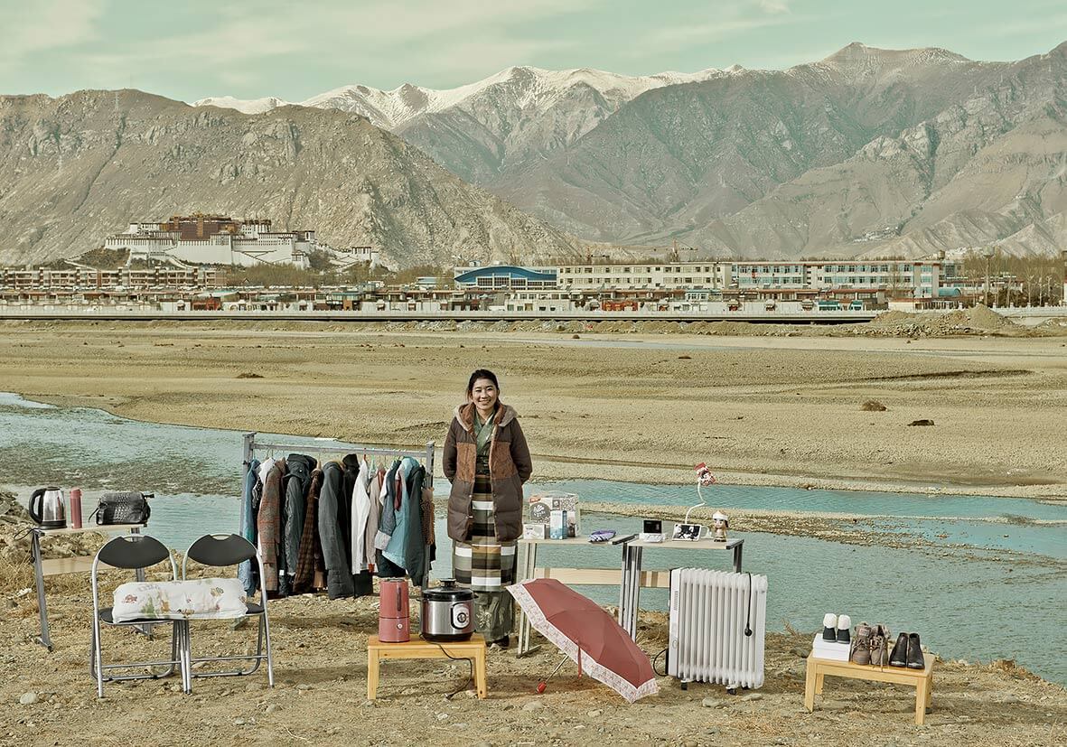 Online Shopping, Family Stuff,  Yang Chin, Tibet 2015<p>© Qingjun Huang</p>